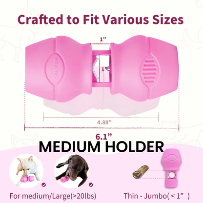 Chewise Dental Chew Holder (super secure and prevents choking, bully sticks holder, dental chew holders for dogs)