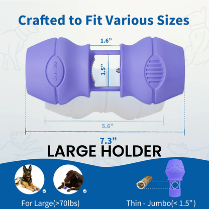 Chewise Dental Chew Holder (super secure and prevents choking, bully sticks holder, dental chew holders for dogs)