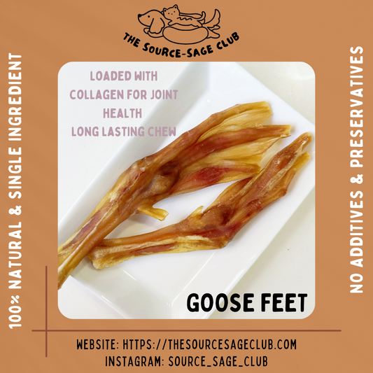 Air Dried Goose Feet (dog dental chew dog treats)