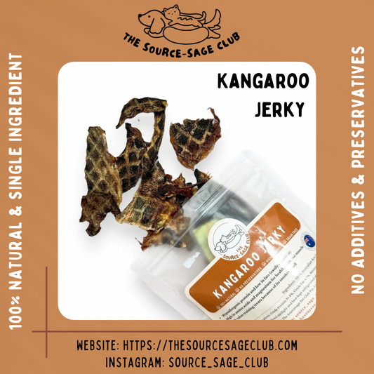 Air Dried Australian Kangaroo Jerky (dog treats cat treats)