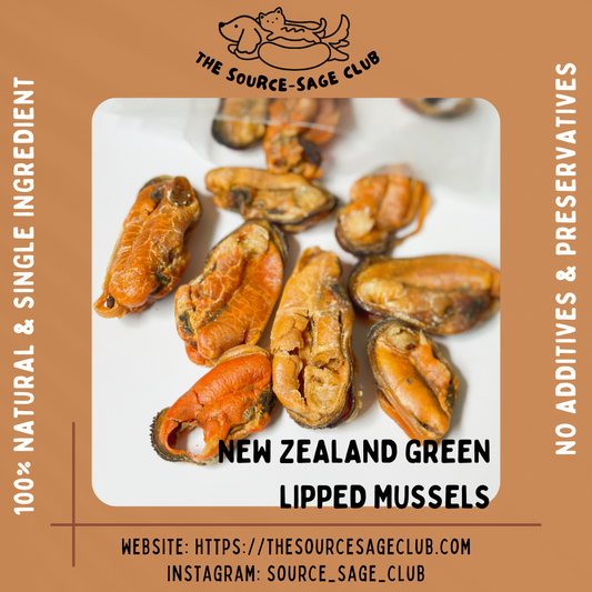 [1KG PACK - 20% OFF] NEW ZEALAND Air Dried Green lipped mussels powder / whole (dog treats cat treats)