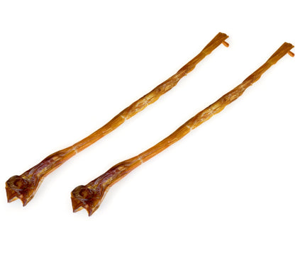 Air Dried Ostrich Long Tendon 1pc 40cm long (single ingredient dog treats, dog dental chew)