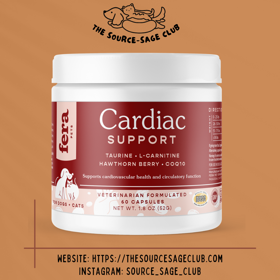 Fera Cardiac (heart) Support for Dogs and Cats supplement