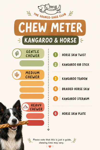 Air Dried Horse Skin Plate (single ingredient dog treats, dog dental chew) Sourcesage Club