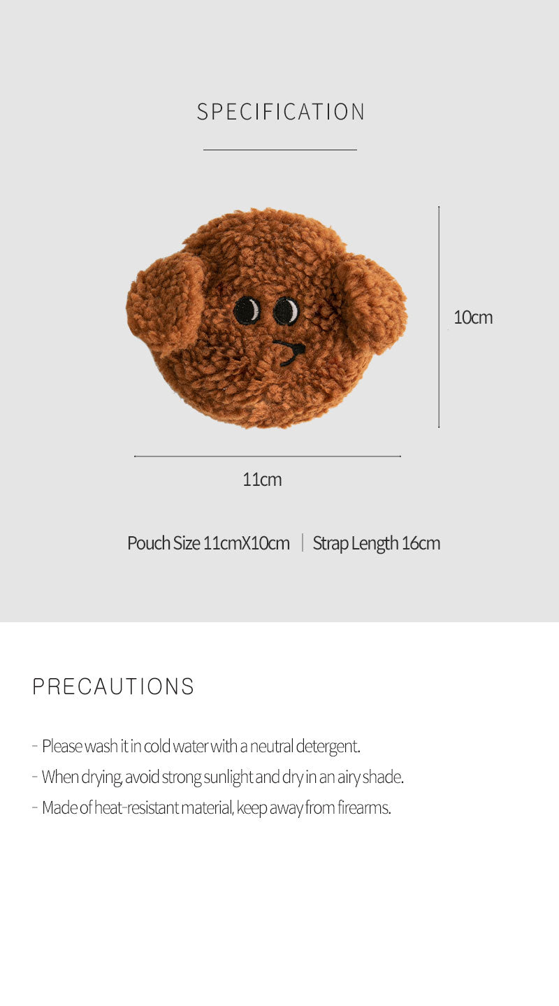 BITE ME Poodle Poop bag Pouch