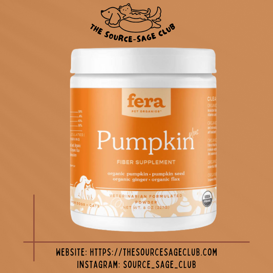 Fera Pumpkin Plus Fibre Support for Dogs and Cats