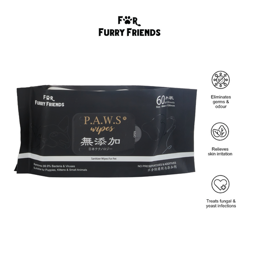 (For Furry Friends) P.A.W.S Wipes 60pcs