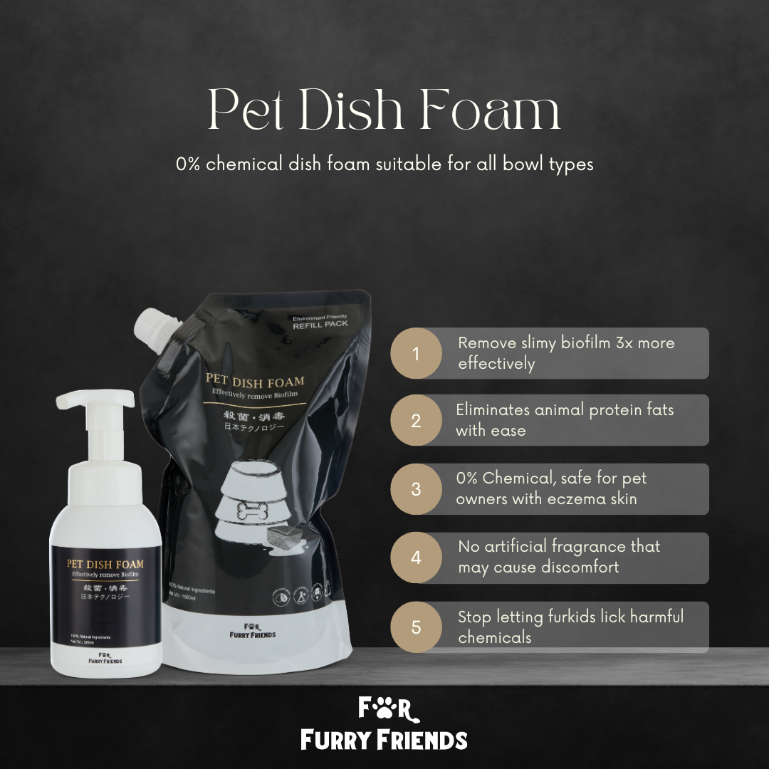 (For Furry Friends) Pets Dish Foam