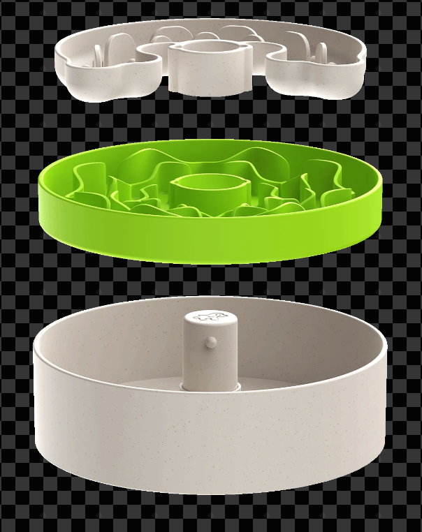 Puzzle Feeder™ Lite / Slow Feeder Dog Bowl for S/M Breeds