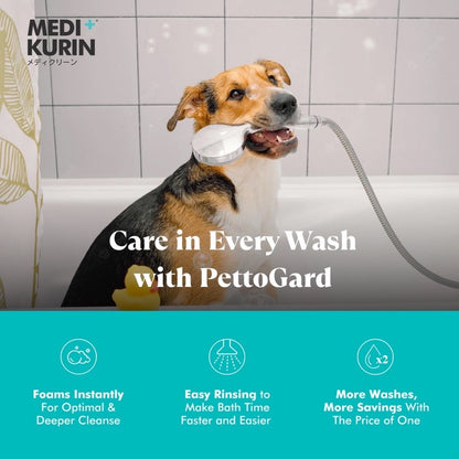 PettoGard® Hypoallergenic / Flea and Ticks Foam Shampoo for Dogs & Cats