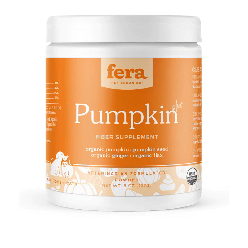 Fera Pumpkin Plus Fibre Support for Dogs and Cats The Source sage Club