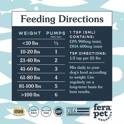 Fera Pet Organics Fish Oil (dogs and cats supplement)